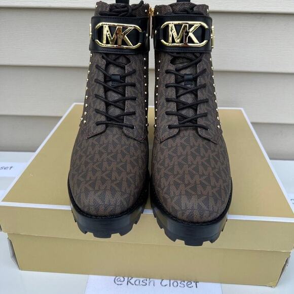 Michael kors boot Kincaid Lace up boots -Brown - Picture 6 of 12